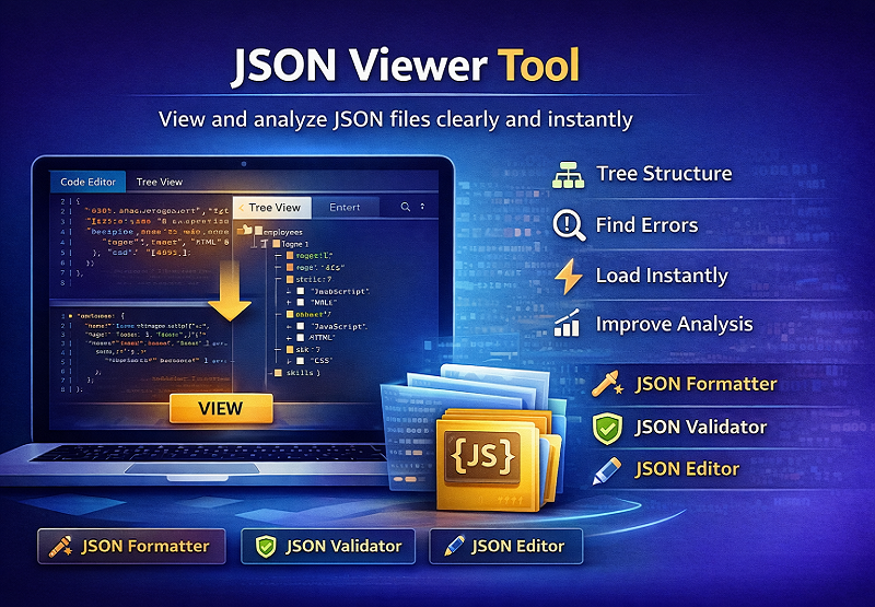 Professional JSON Viewer Tool for Developers & Analysts